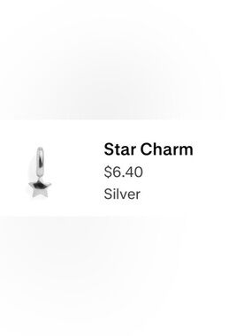 Wear Felicity - Star Charm Bracelet Pendant - Silver